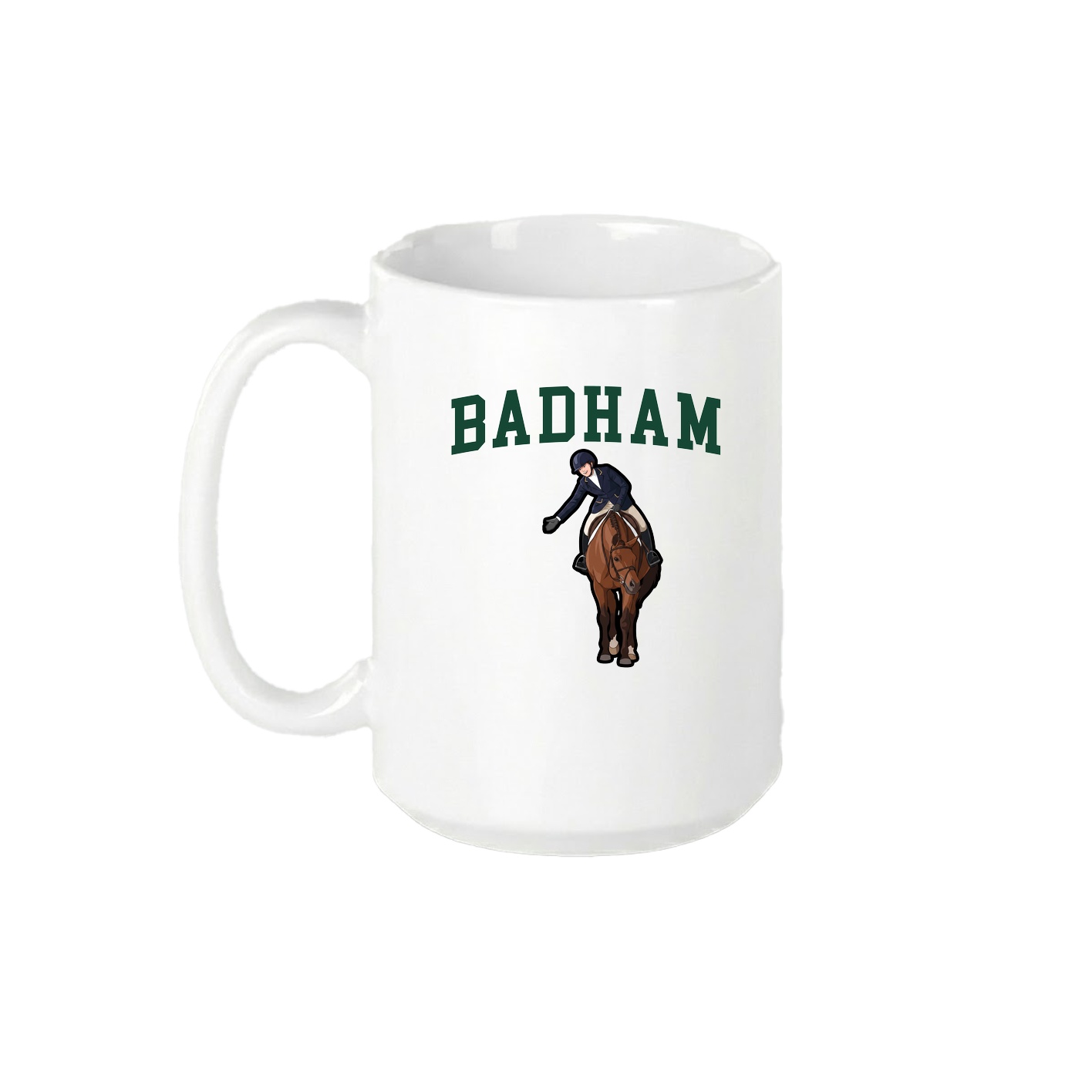 15oz Coffee Mug — Shirsey in White