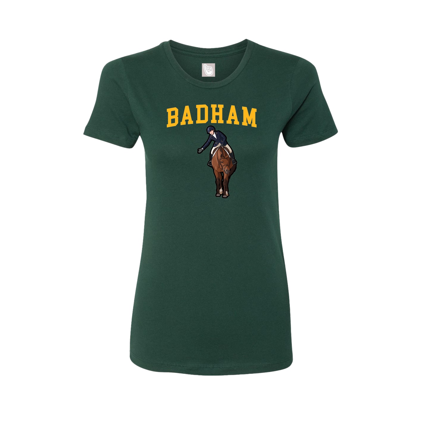 Fitted Women's Tee — Shirsey in Green