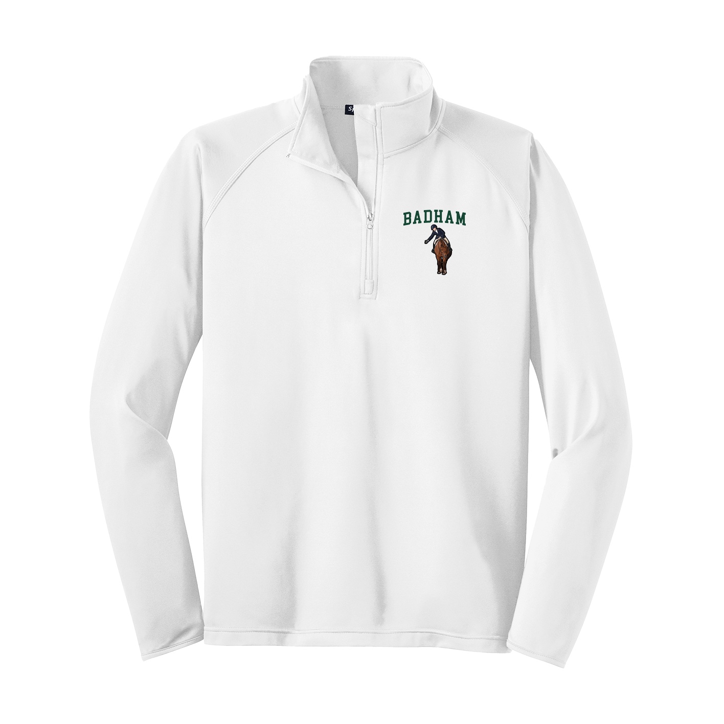 Q-Zip Pullover — Shirsey in White