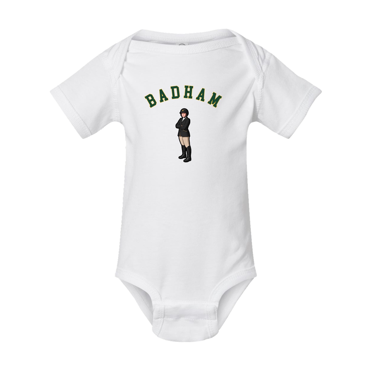 Baby Onesie — Shirsey Arch in White