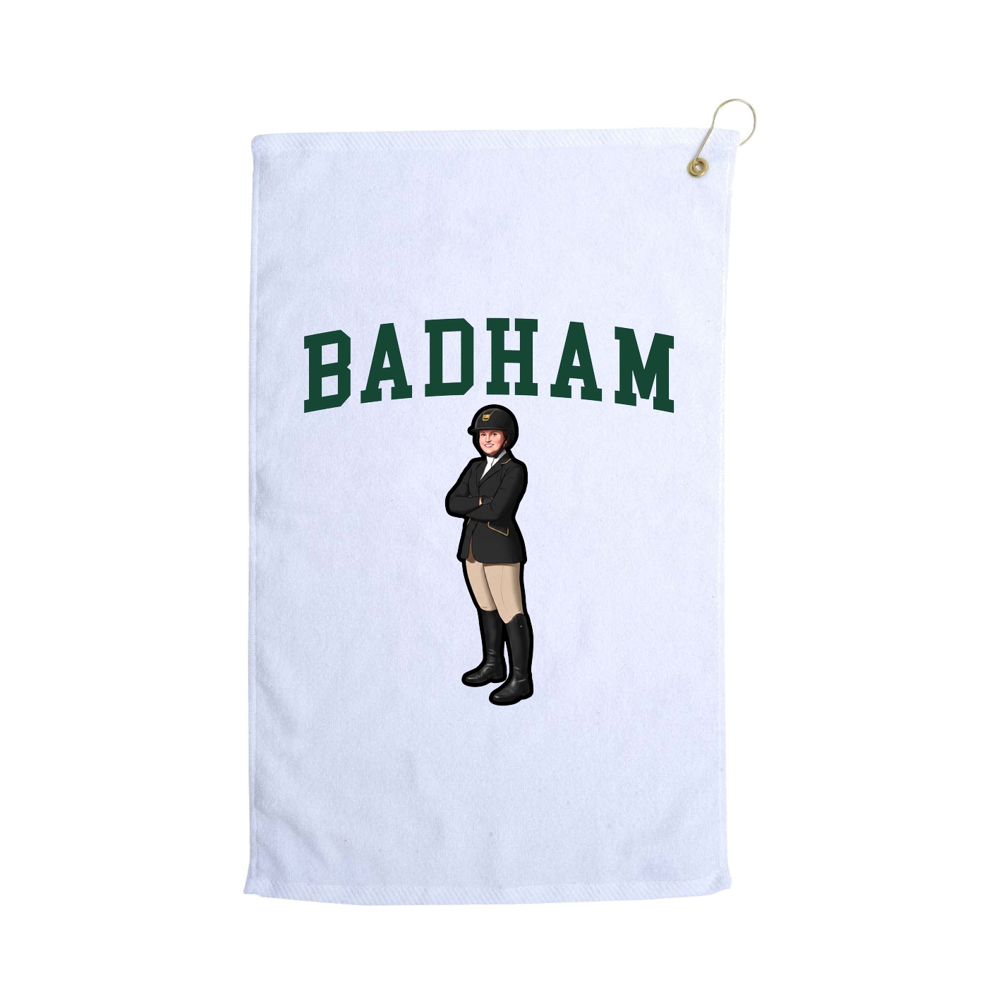 Golf Towel — Shirsey in White