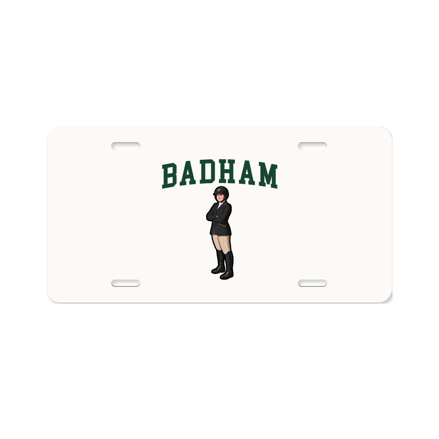 License Plate — Shirsey in Classic