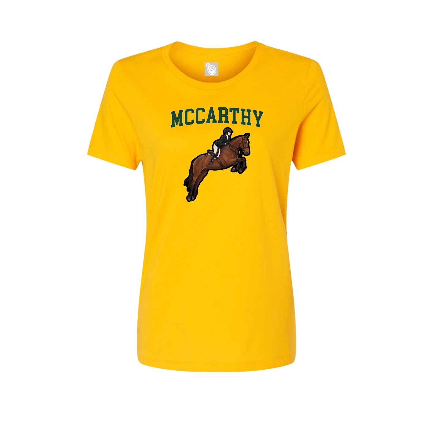Fitted Women's Tee — Shirsey in Gold