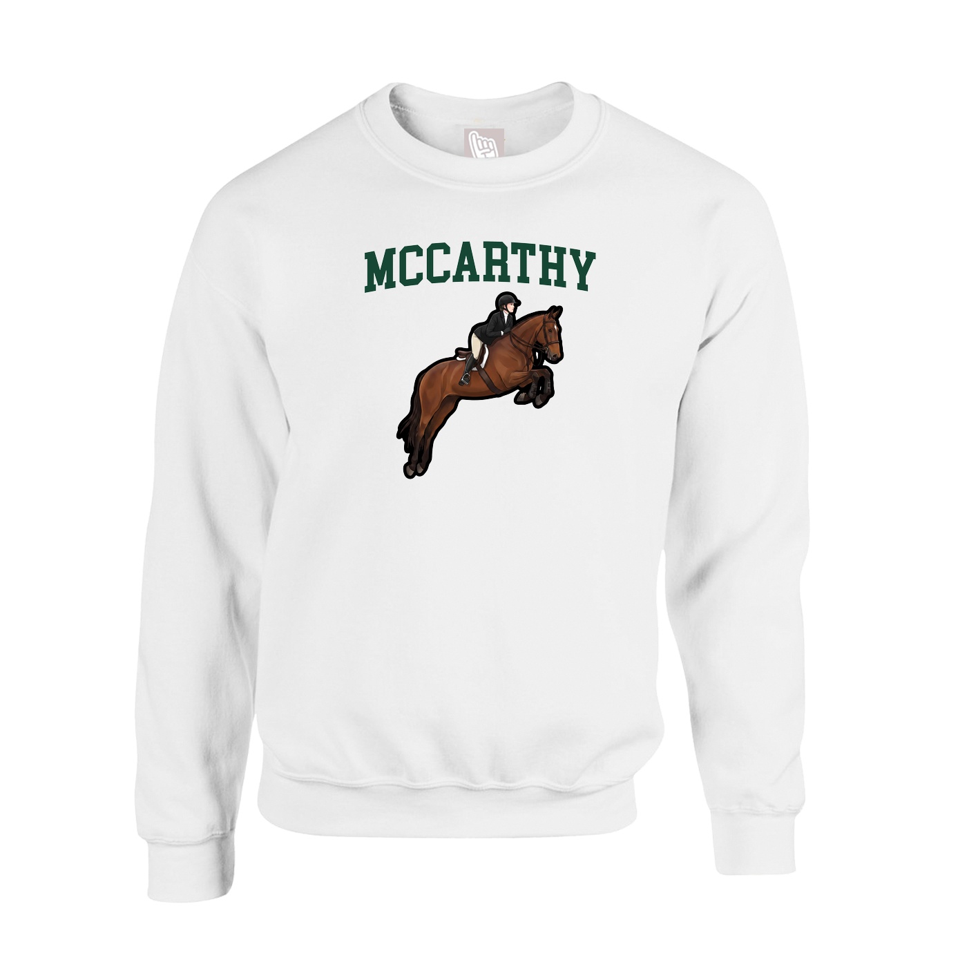 Fleece Crew — Shirsey in White