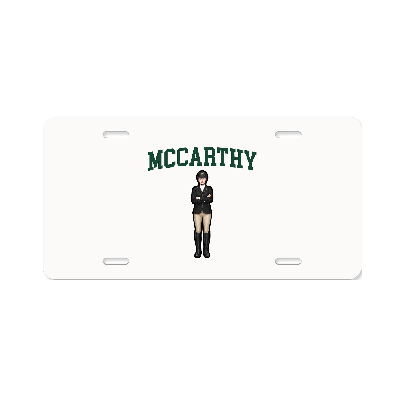 License Plate — Shirsey in Classic