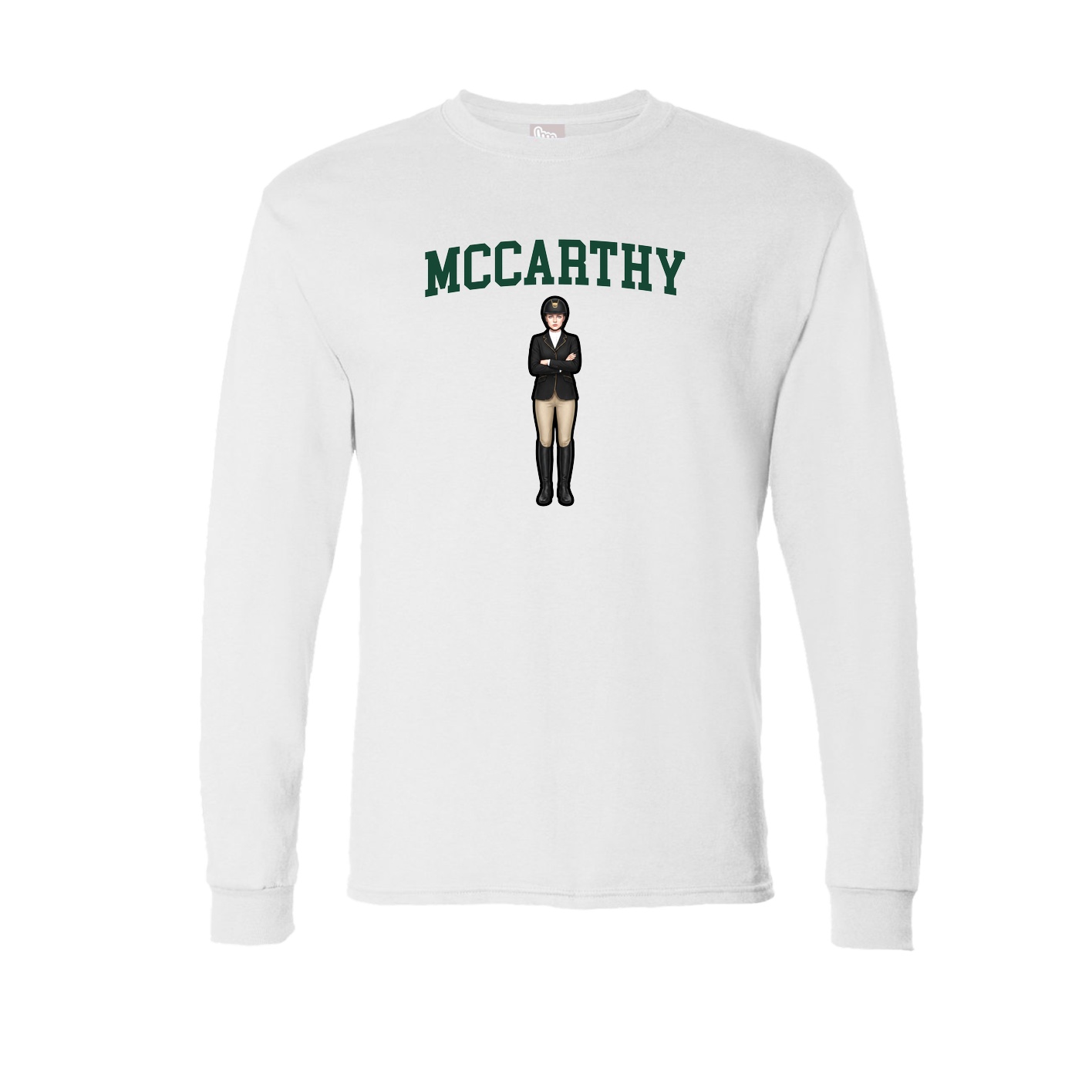 Long Sleeve Tee — Shirsey in White