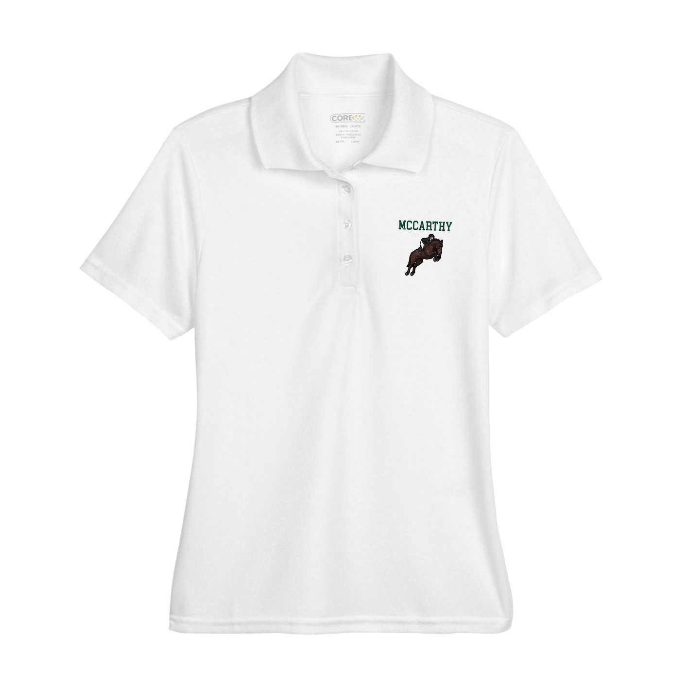 Womens Performance Polo — Shirsey in White