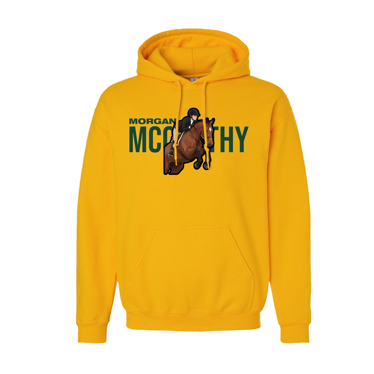 Hoodie — Player Name in Gold