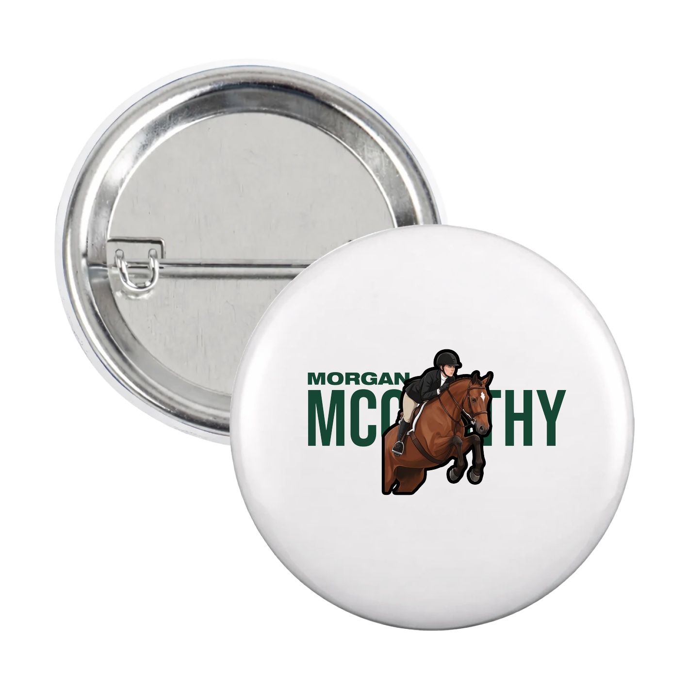 Game Day Button — Player Name in White
