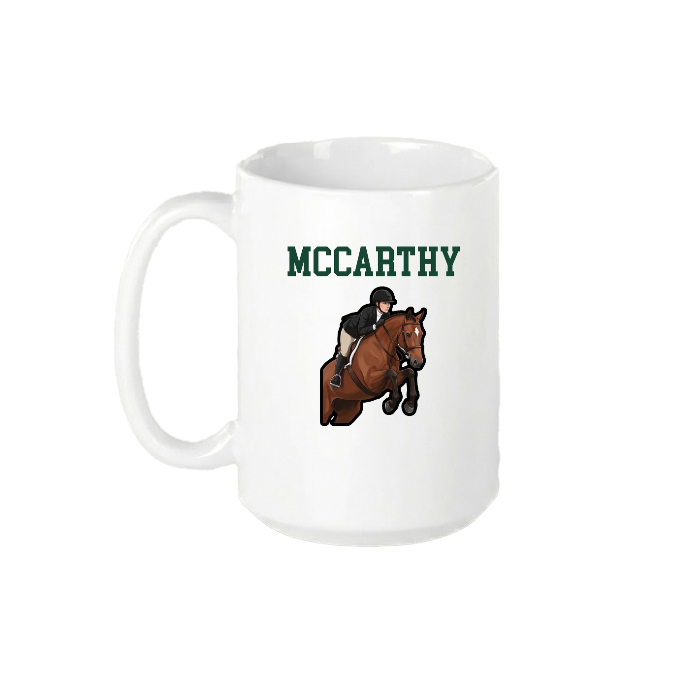 15oz Coffee Mug — Shirsey in White