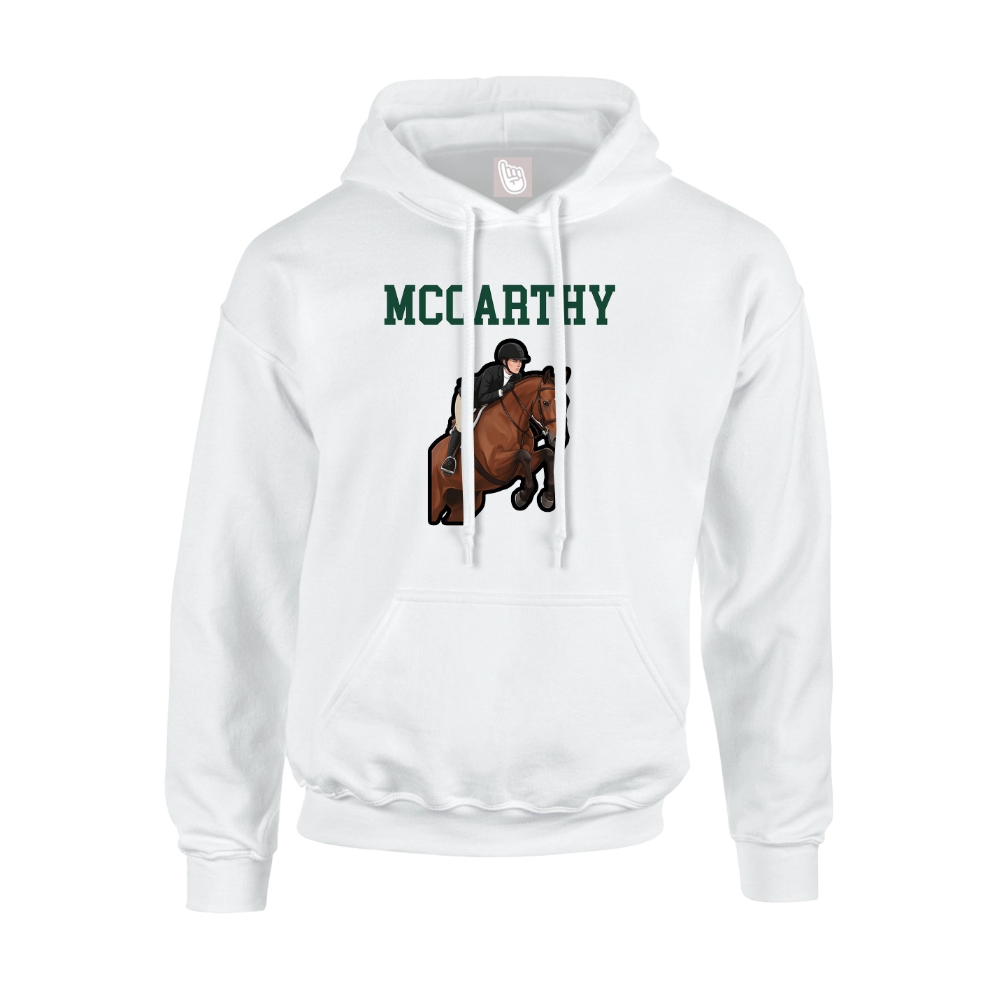 Youth Hoodie — Shirsey in White