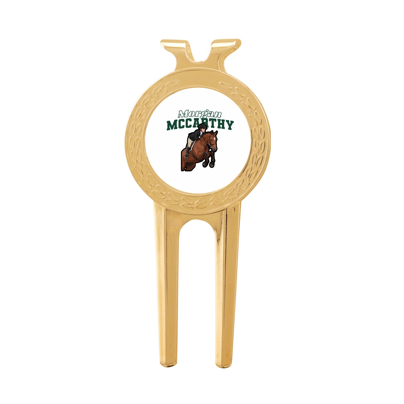 Divot Tool with Ball Marker — Name Arch in Classic