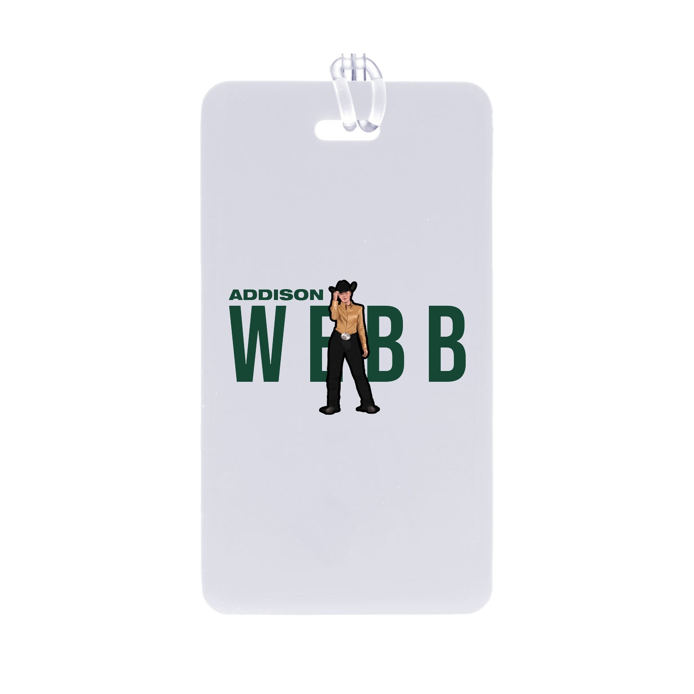 Bag Tag — Player Name in Classic