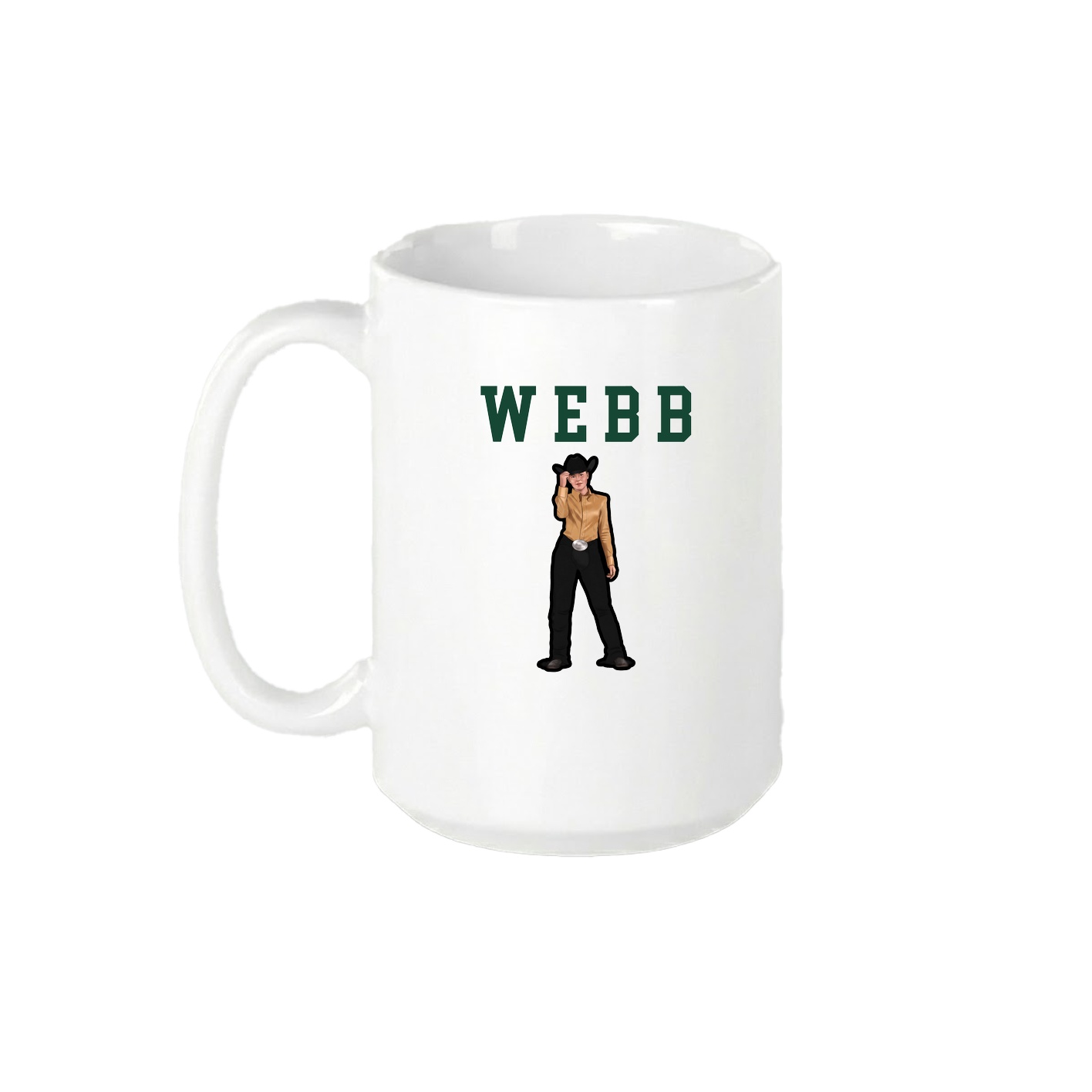 15oz Coffee Mug — Shirsey in White