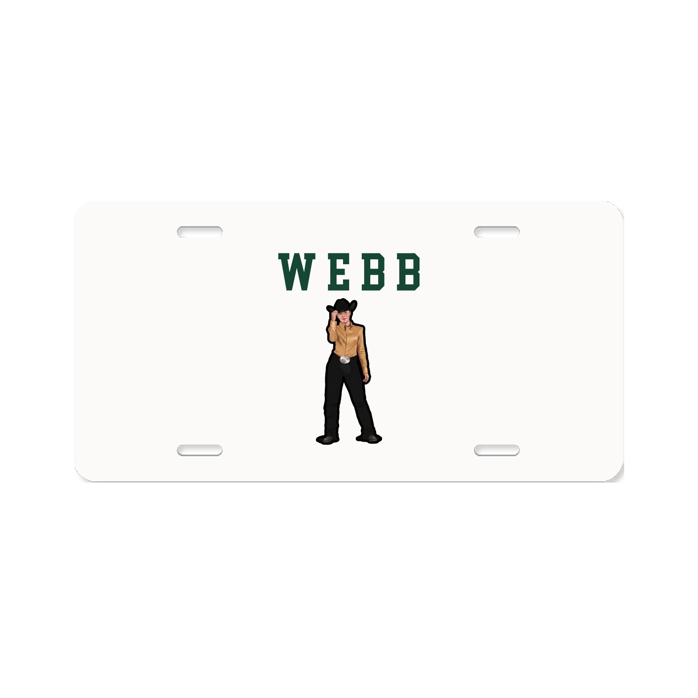 License Plate — Shirsey in Classic
