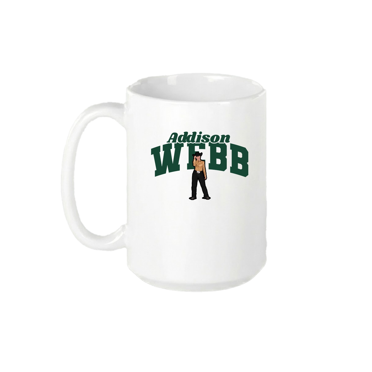 15oz Coffee Mug — Signature Arch in White