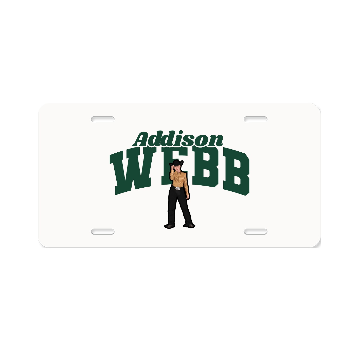 License Plate — Signature Arch in Classic