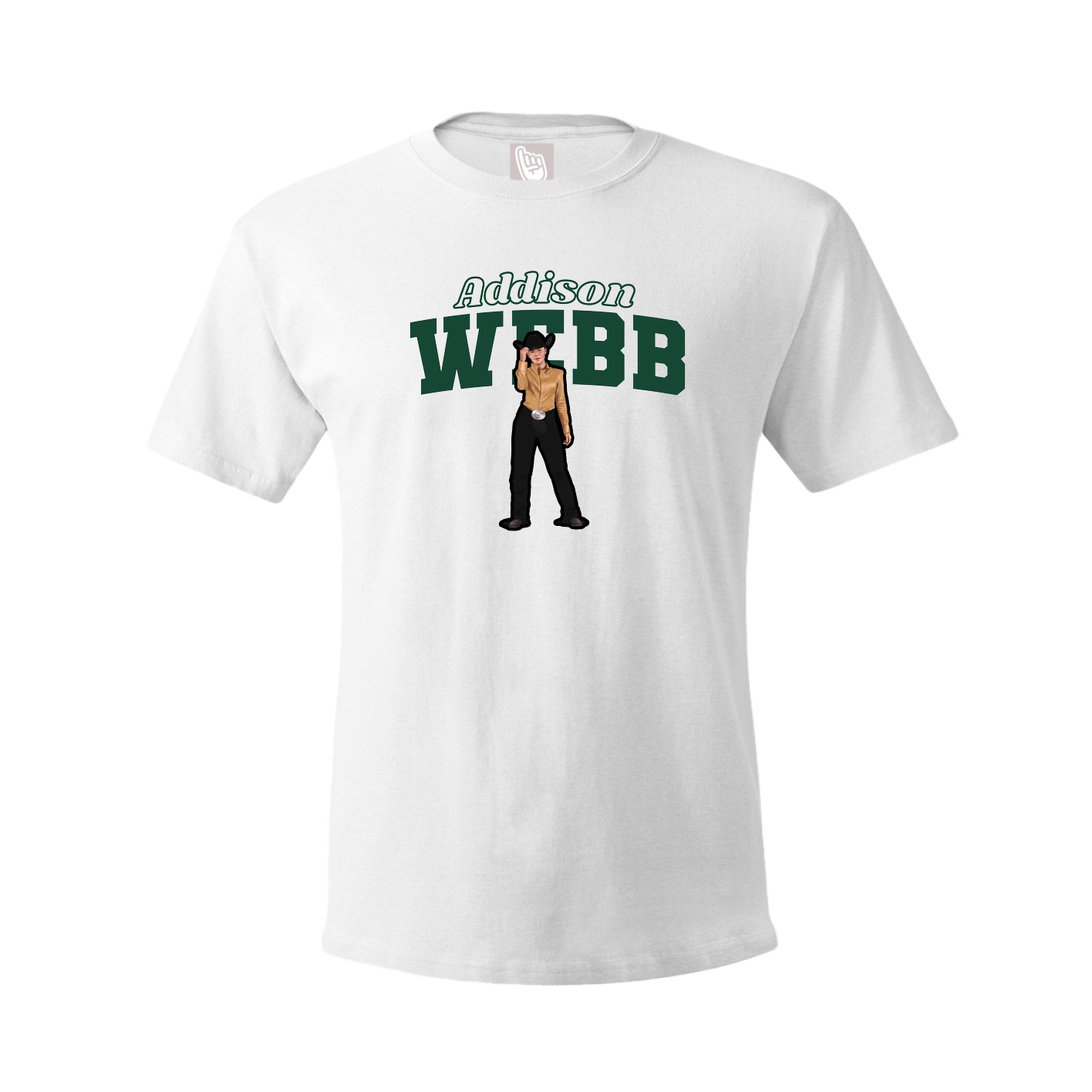 Tee — Name Arch in White