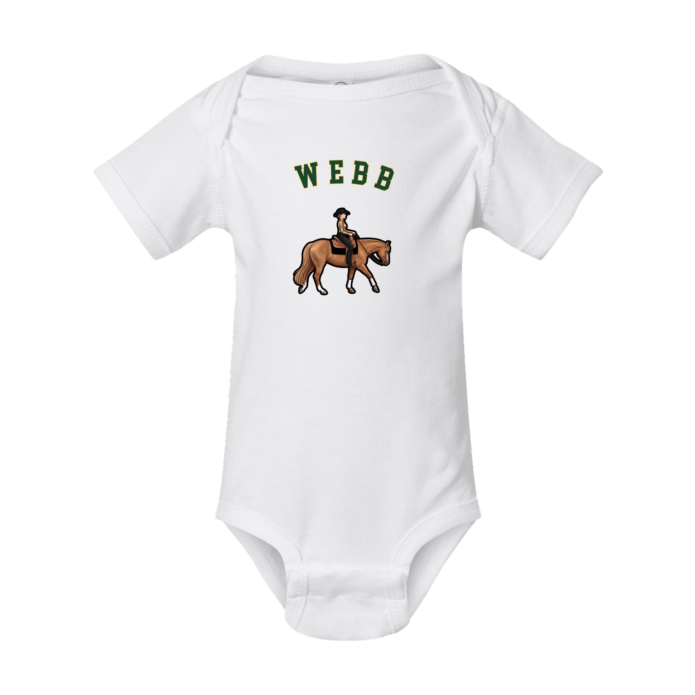 Baby Onesie — Shirsey Arch in White