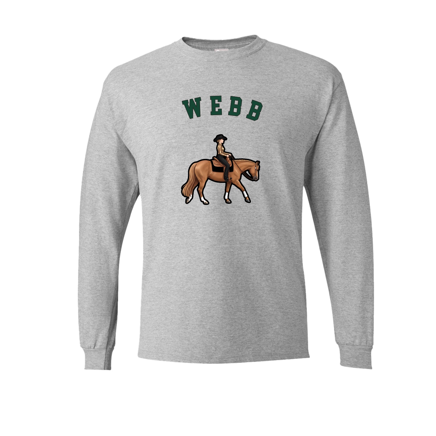 Long Sleeve Tee — Shirsey Arch in Grey