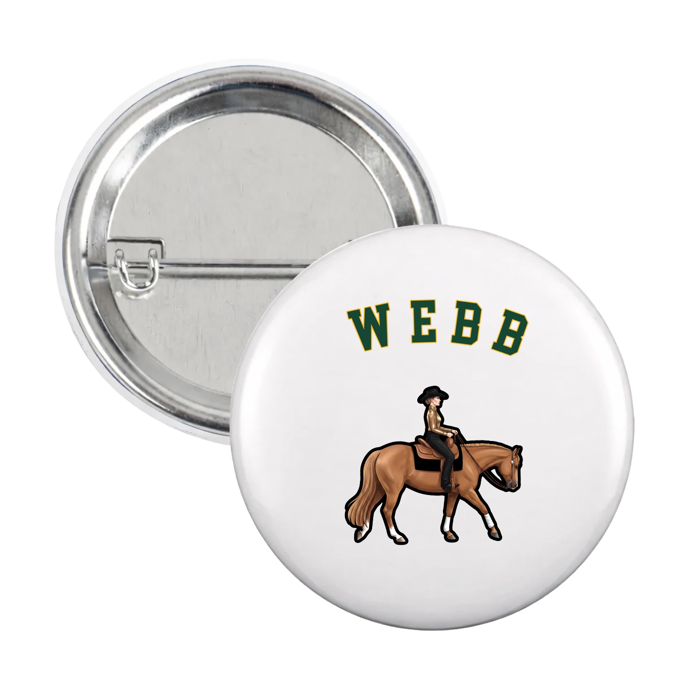 Game Day Button — Shirsey Arch in White