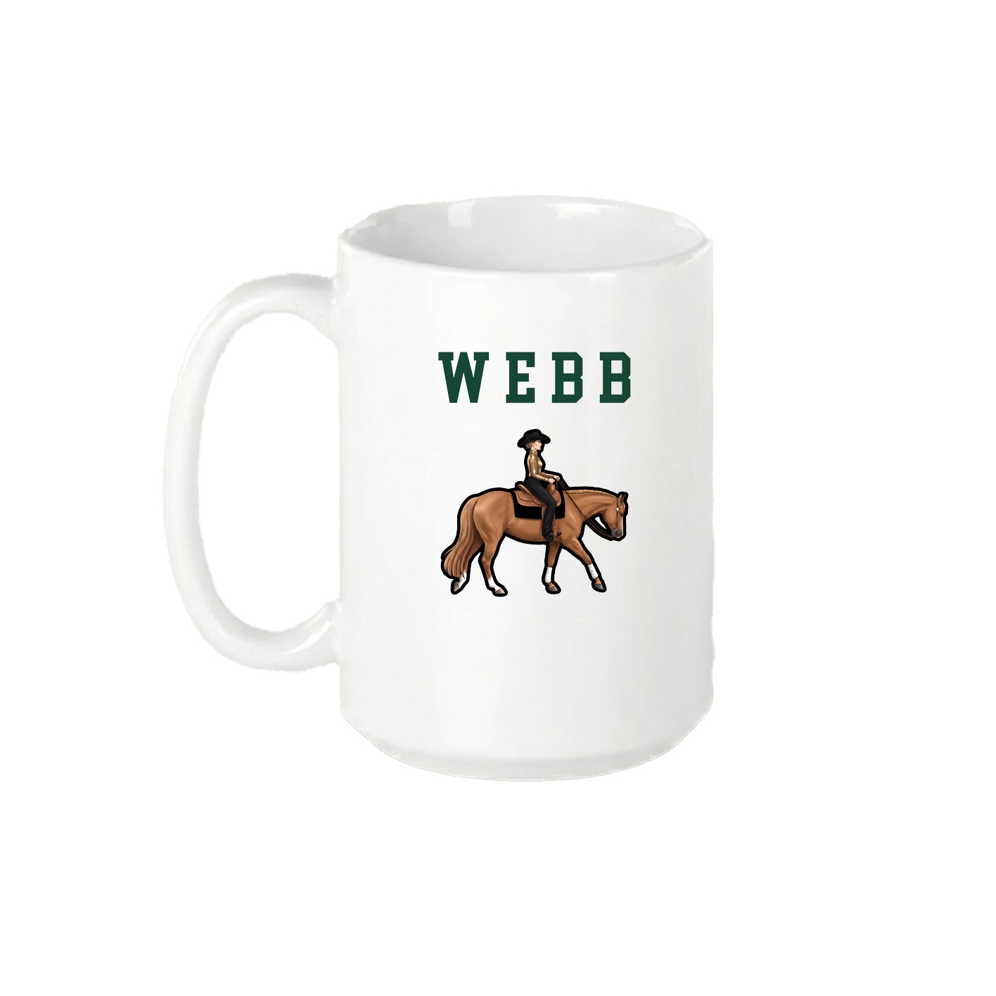 15oz Coffee Mug — Shirsey in White
