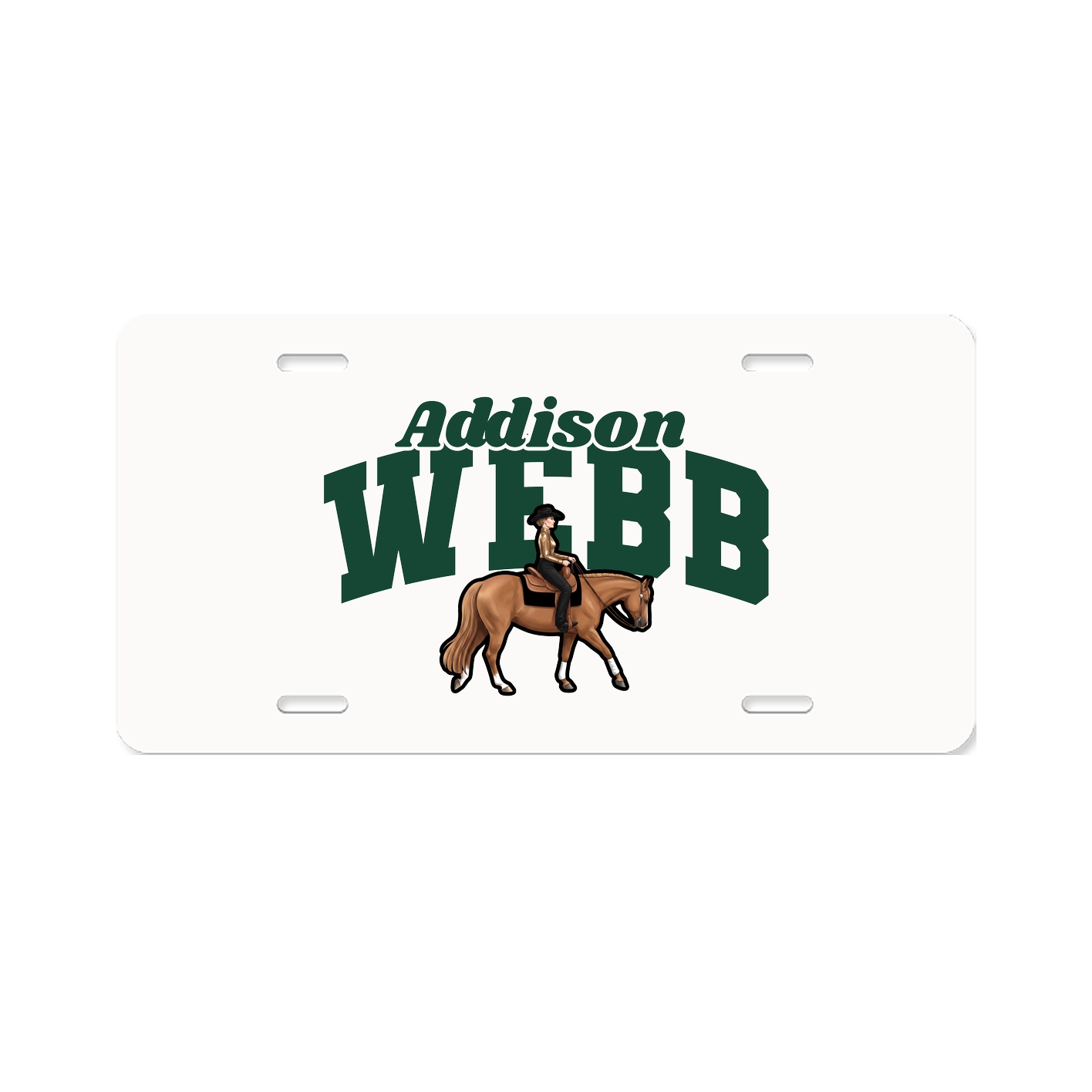 License Plate — Signature Arch in Classic