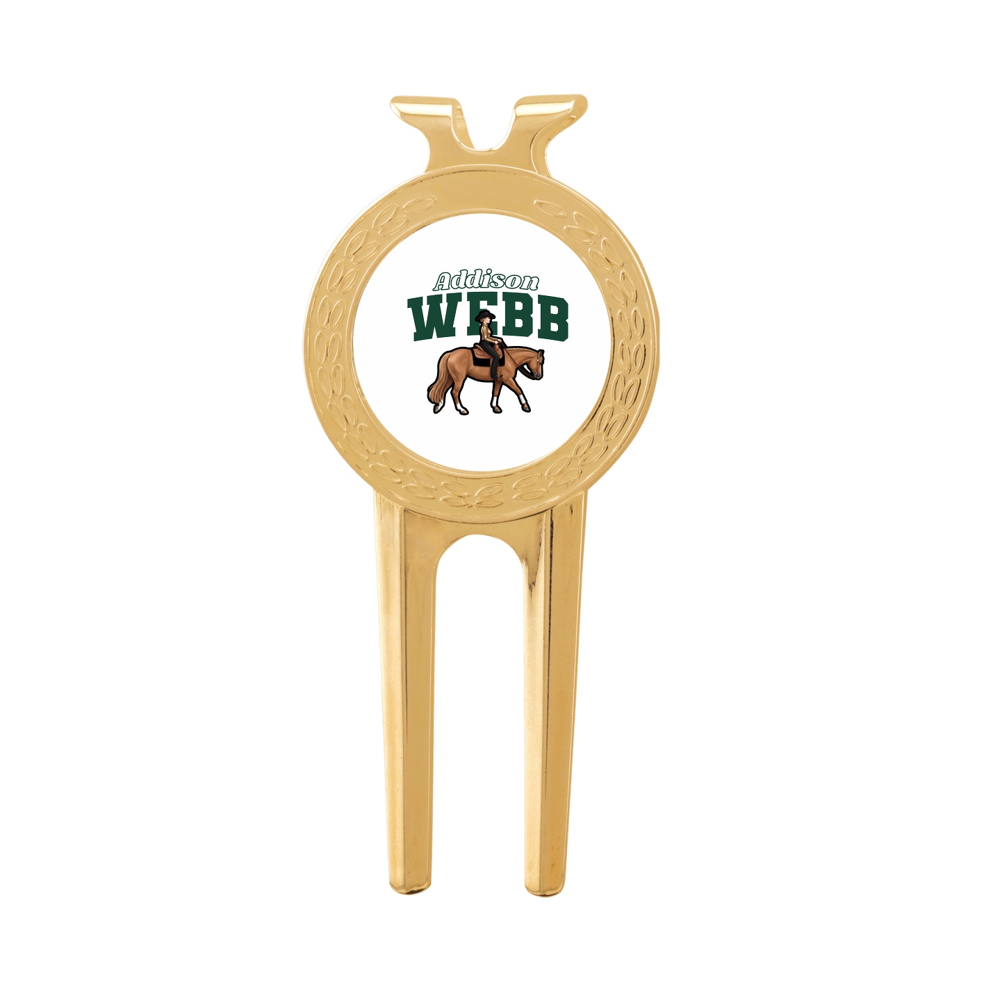 Divot Tool with Ball Marker — Name Arch in Classic