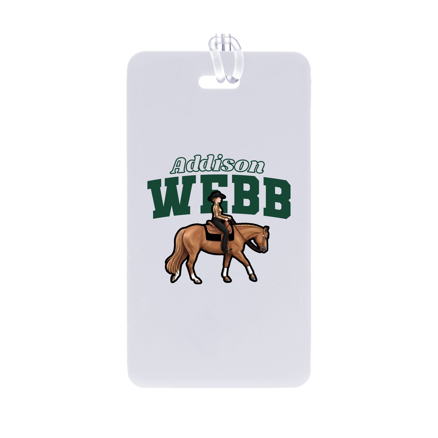 Bag Tag — Name Arch in Classic