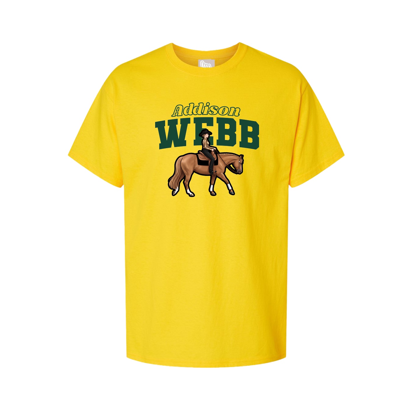Tee — Name Arch in Gold