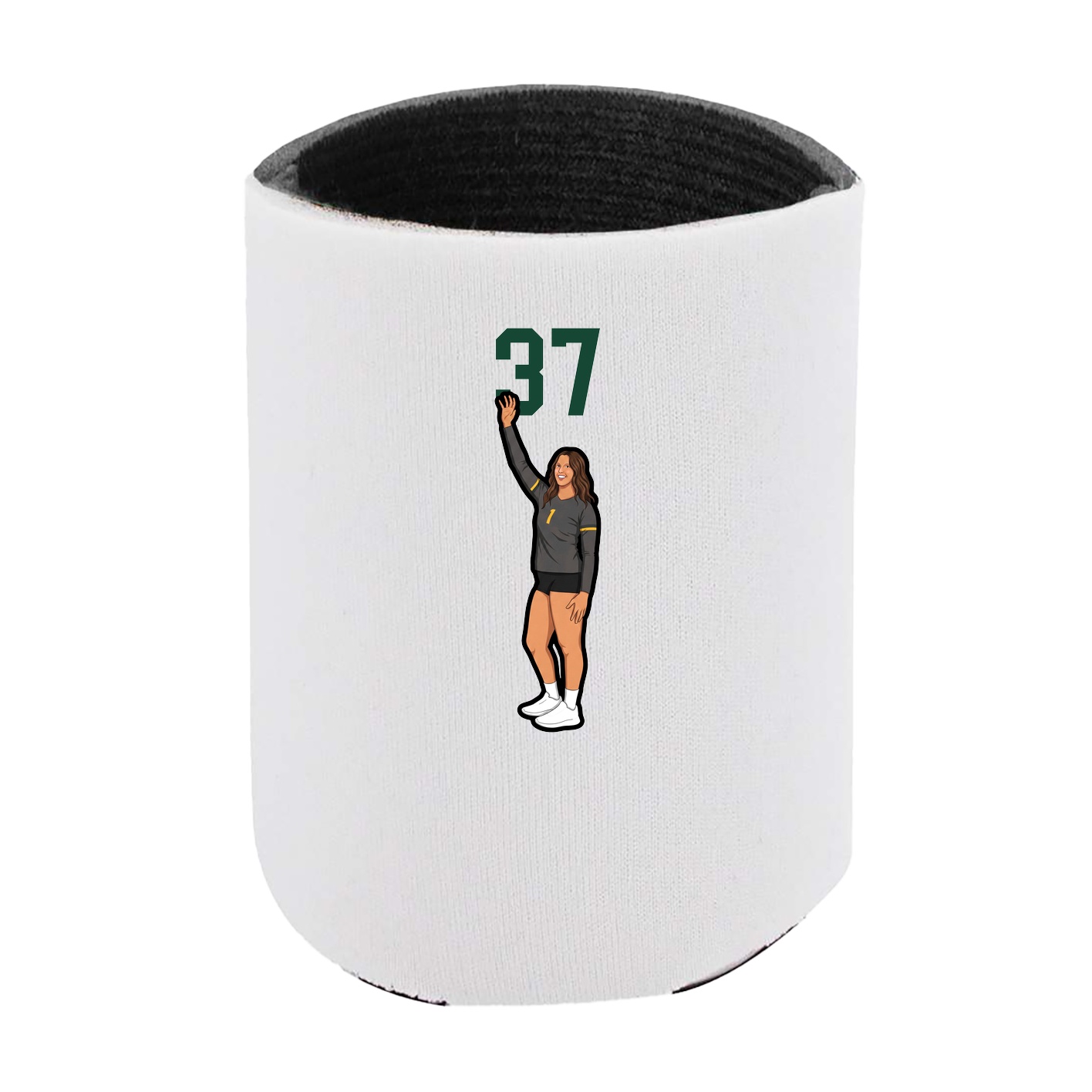 Can Holder — Number Top in White