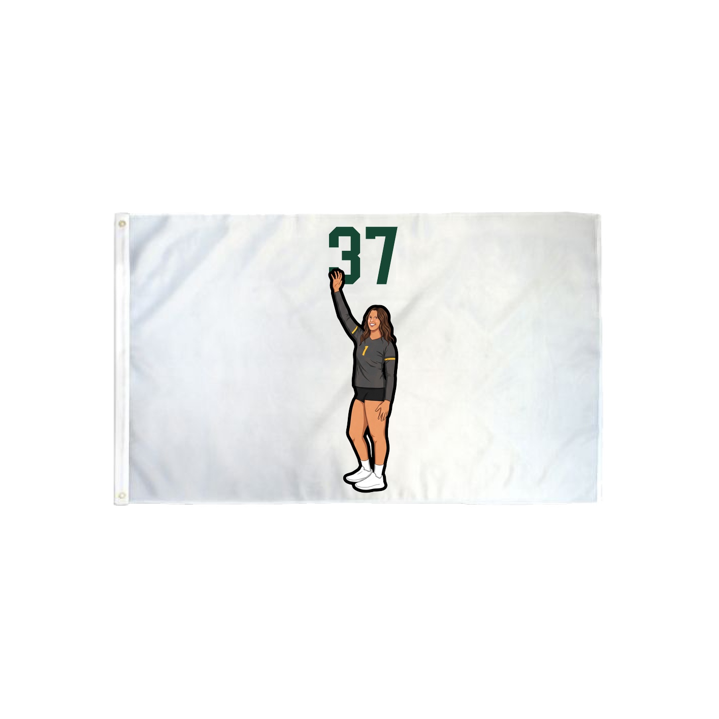 3x5 Flag — Number Top in Classic