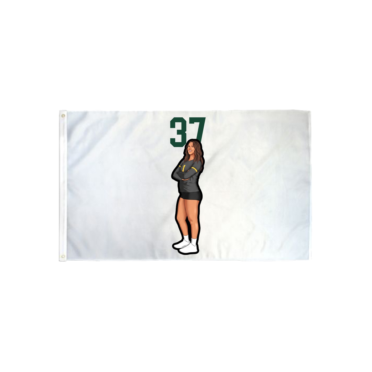 3x5 Flag — Number Top in Classic