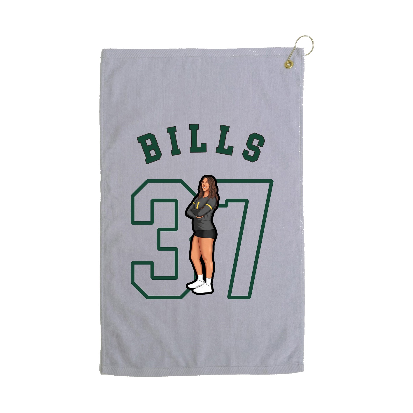 Golf Towel — Shirsey Arch in Grey