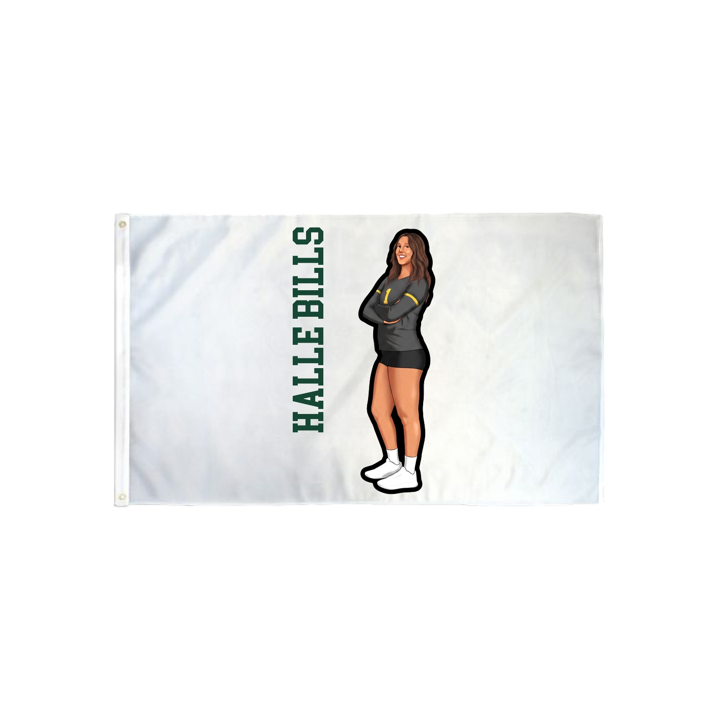 3x5 Flag — Name Vertical in Classic