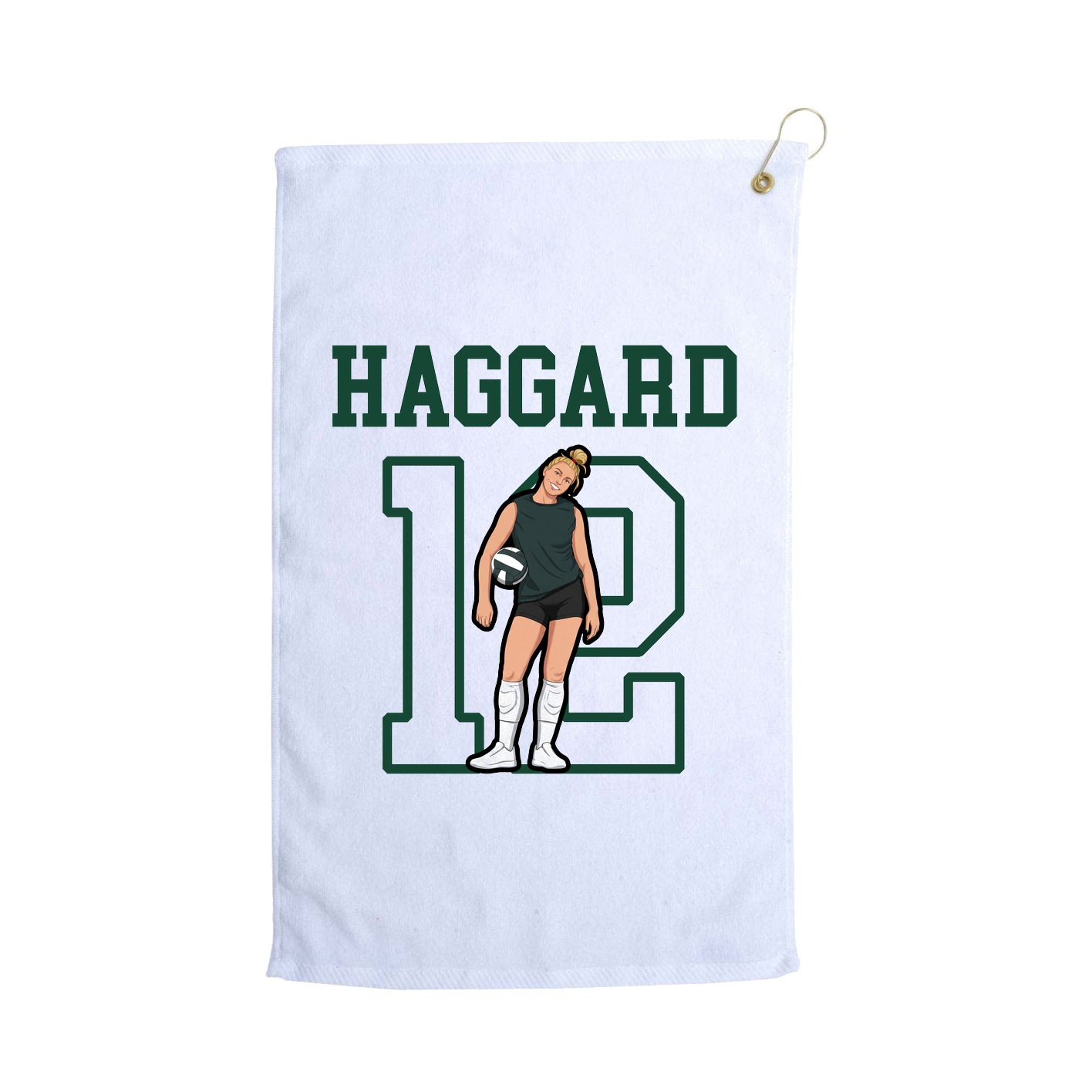 Golf Towel — Shirsey in White