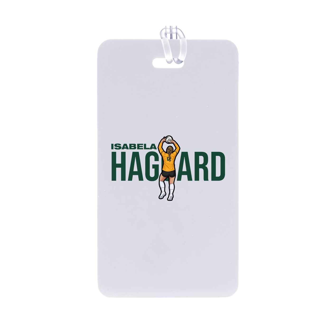 Bag Tag — Player Name in Classic