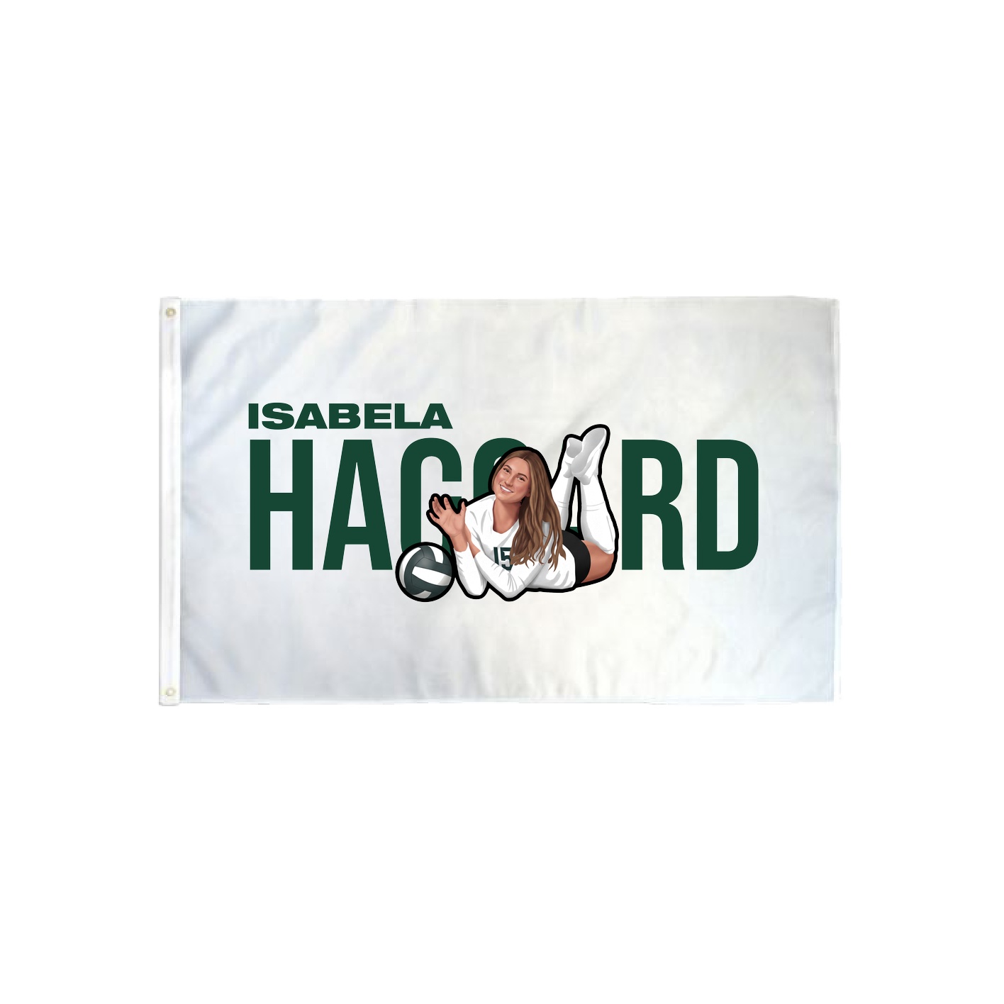 3x5 Flag — Player Name in Classic