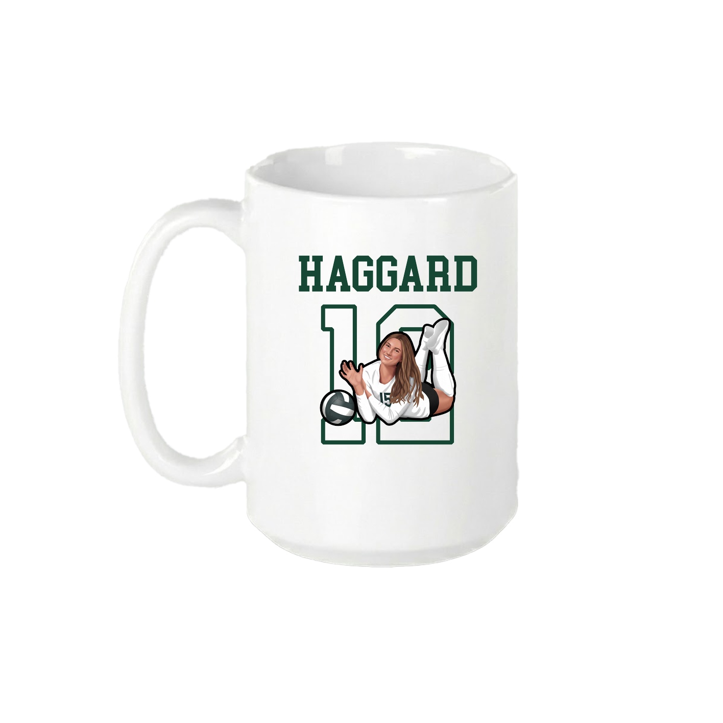 15oz Coffee Mug — Shirsey in White