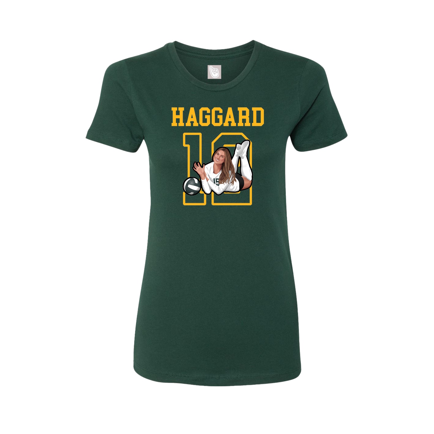 Fitted Women's Tee — Shirsey in Green