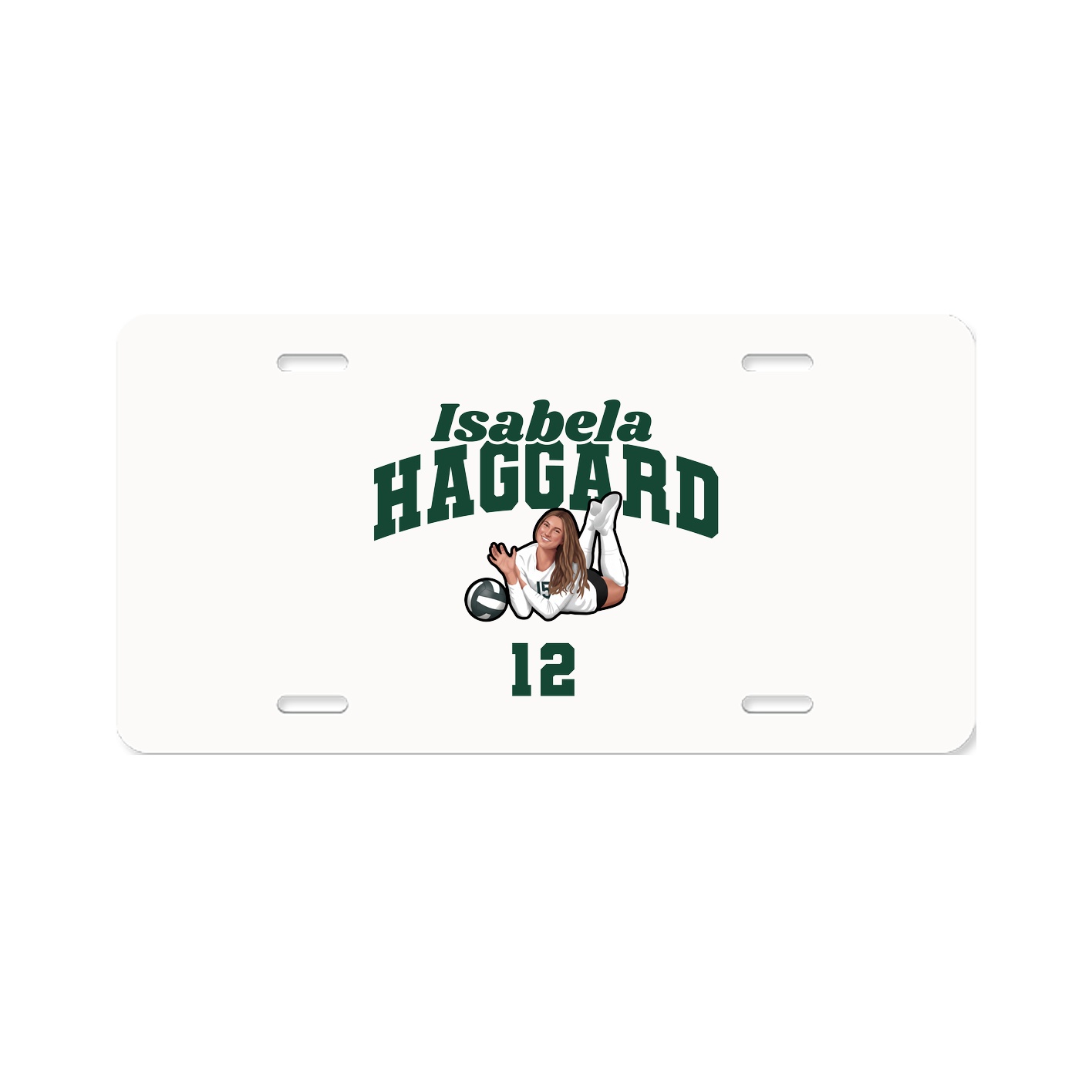License Plate — Signature Arch in Classic