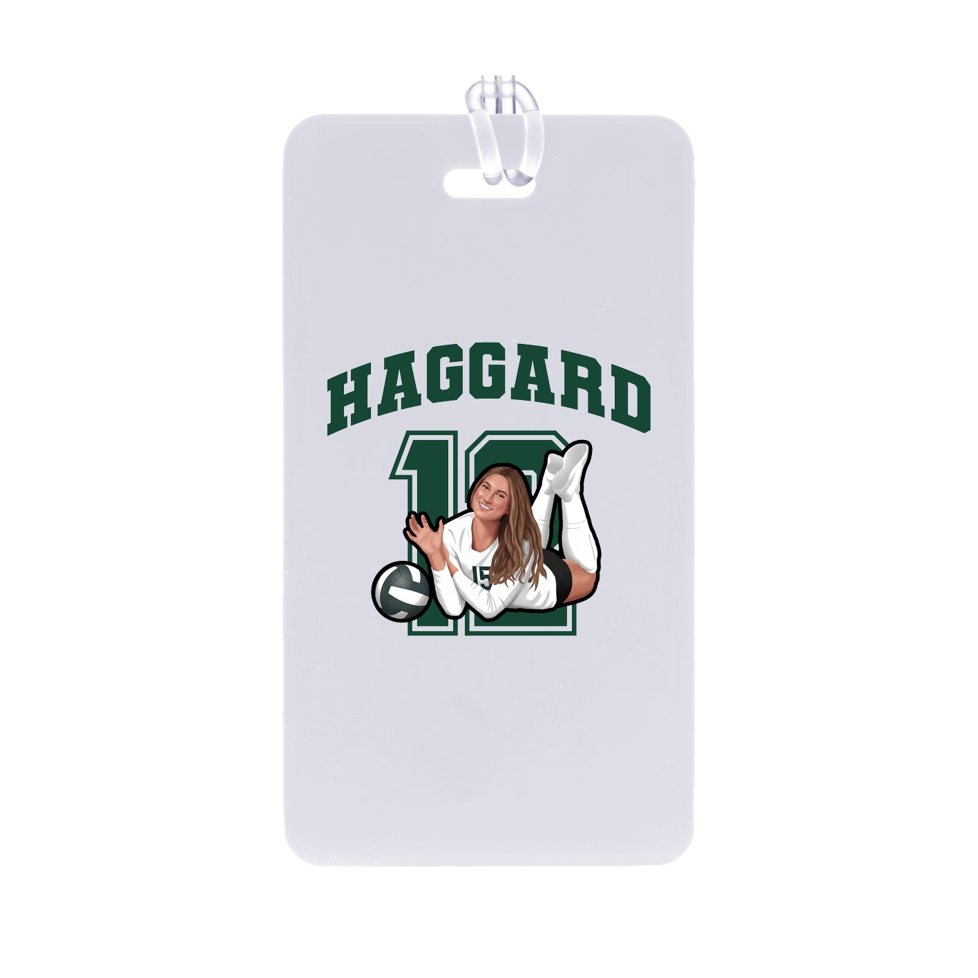 Bag Tag — Number in Classic