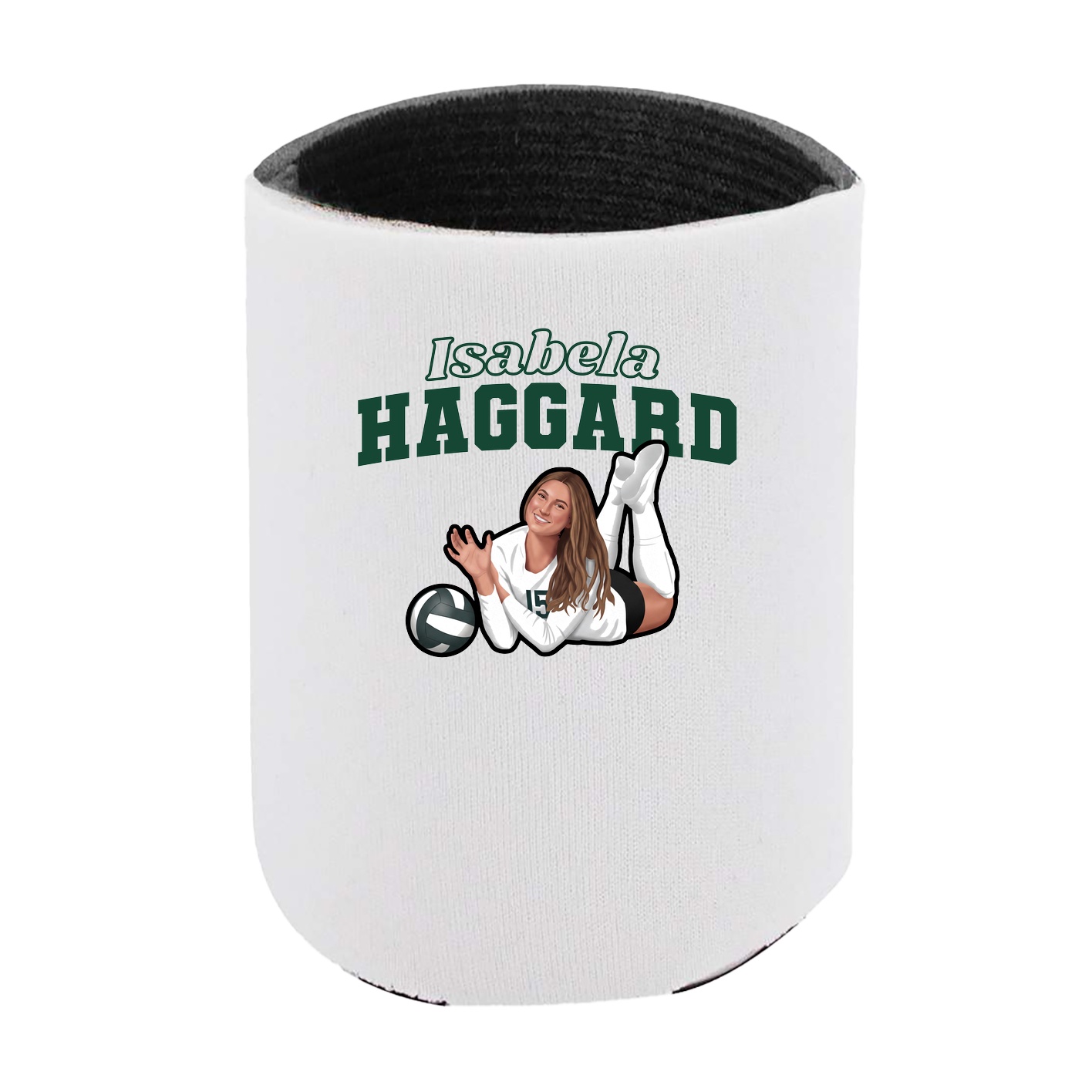Can Holder — Name Arch in White