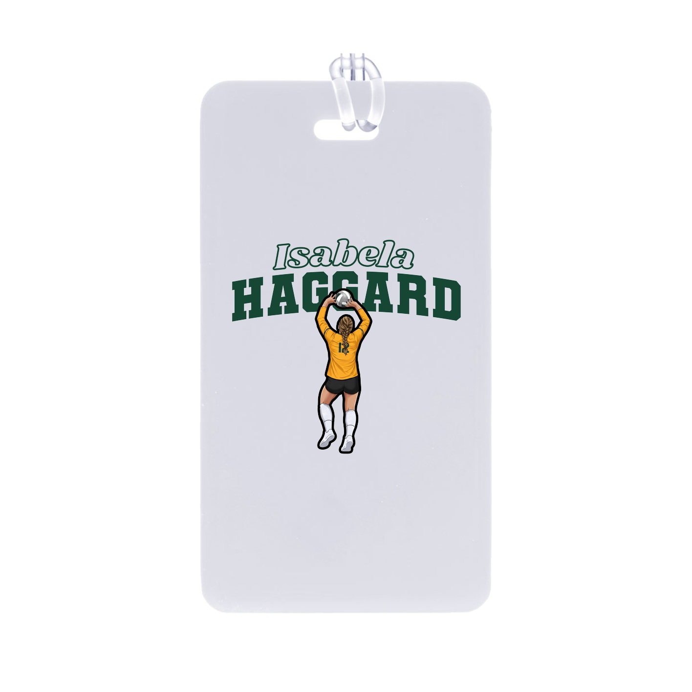 Bag Tag — Name Arch in Classic