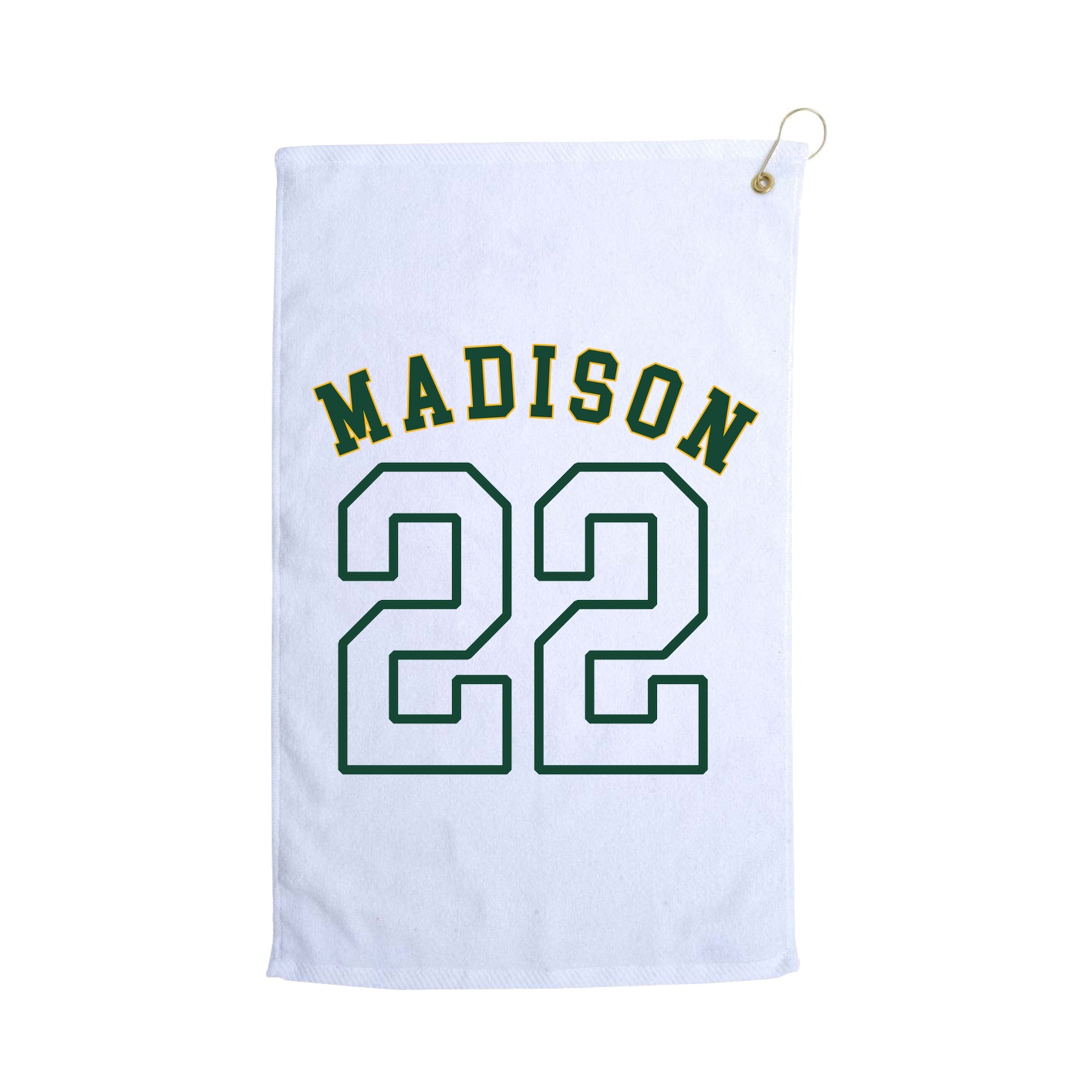 Golf Towel — Shirsey Arch in White