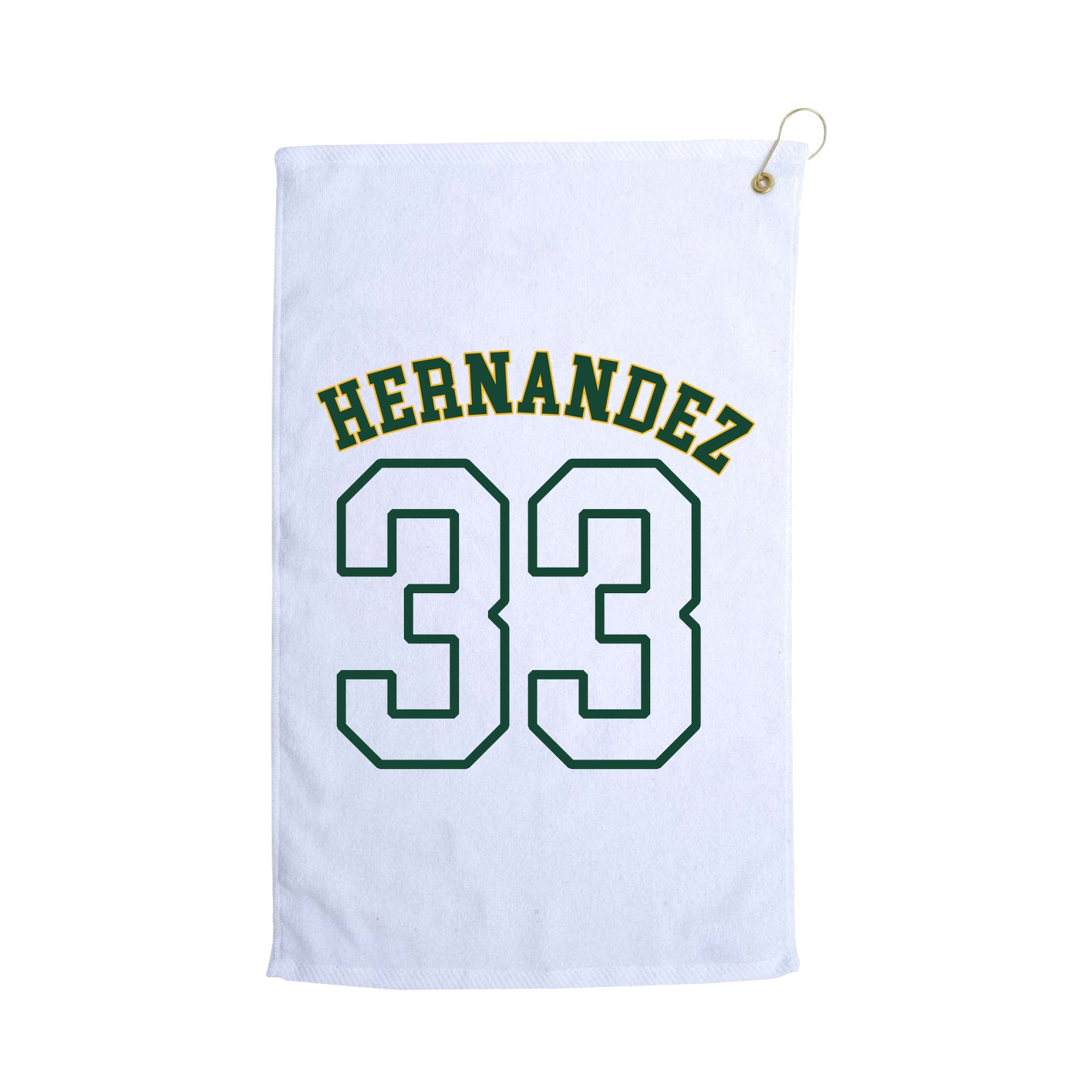 Golf Towel — Shirsey Arch in White