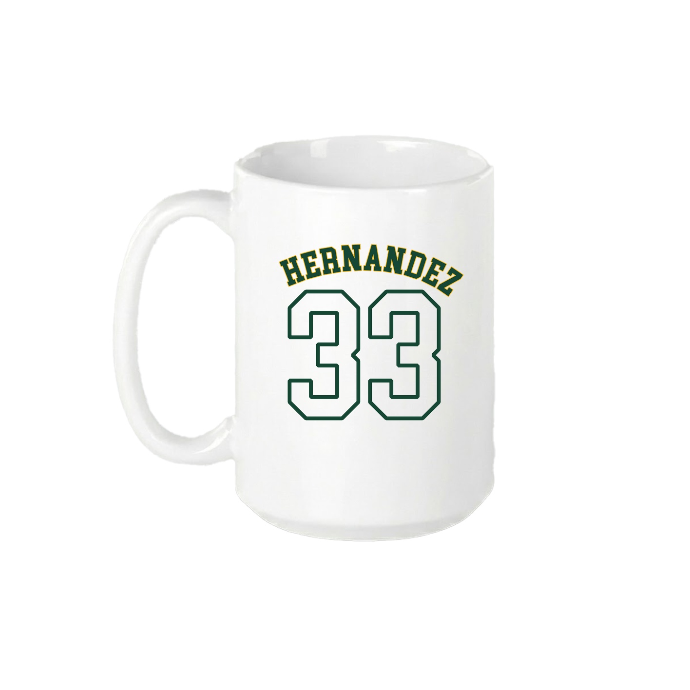 15oz Coffee Mug — Shirsey Arch in White
