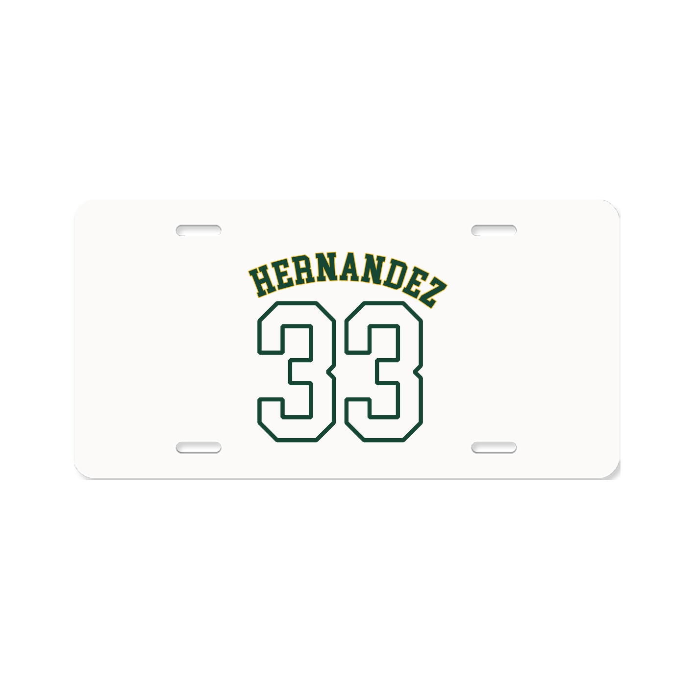 License Plate — Shirsey Arch in Classic