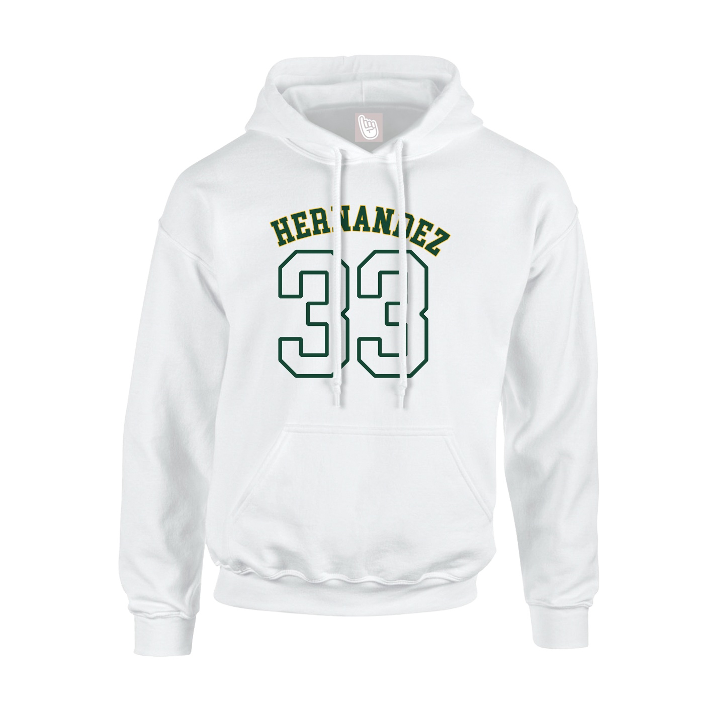 Hoodie — Shirsey Arch in White