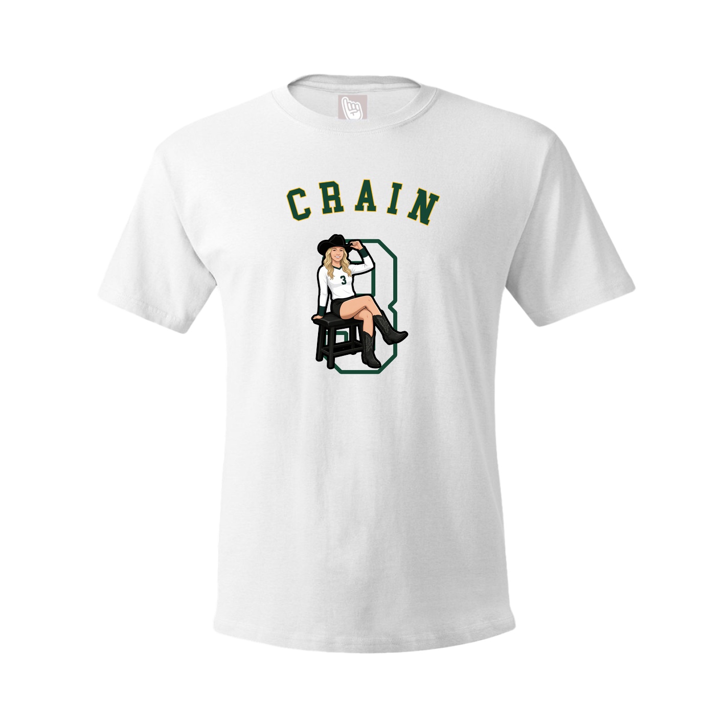 Tee — Shirsey Arch in White